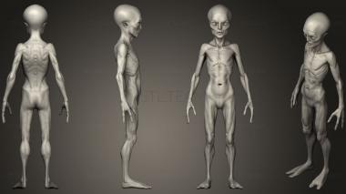 3D model Alien Humanoid (STL)